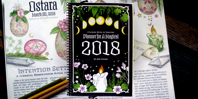 Coloring Book of Shadows : Planner for a Magical 2020 by Cesari